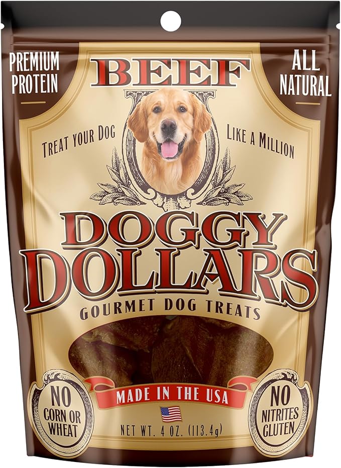 – Natural Gourmet Beef Dog Treats (4oz)