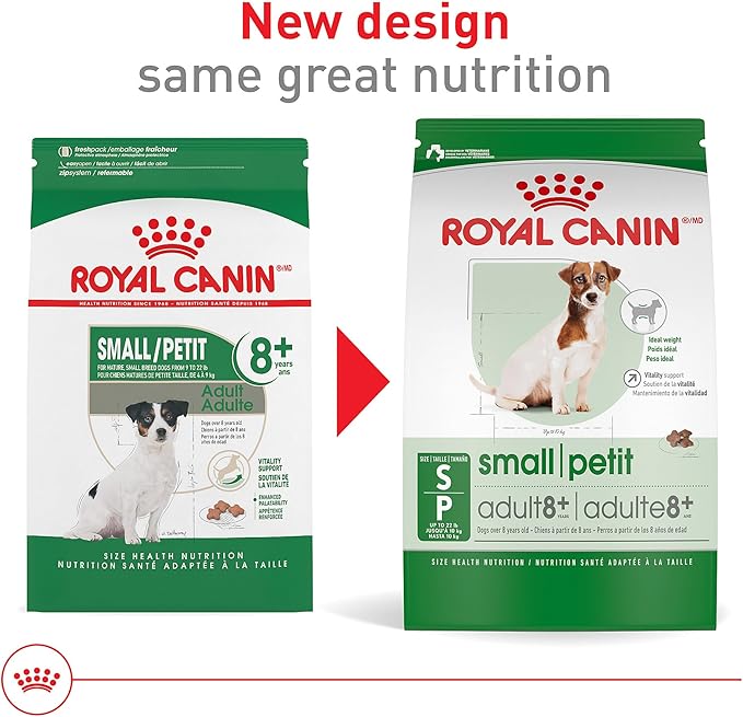 Royal Canin Size Health Nutrition Small 8+ Senior Dry Dog Food, 2.5 lb Bag