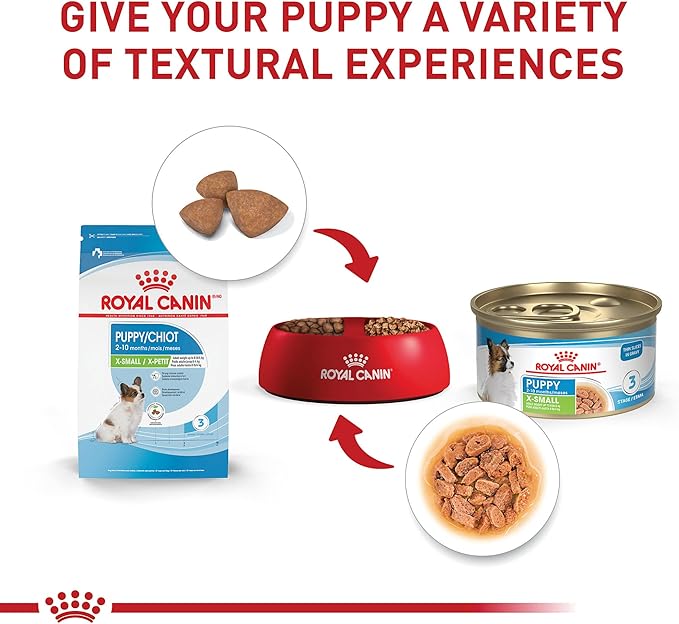 Royal Canin Size Health Nutrition X-Small Puppy Dry Dog Food, 3 lb Bag