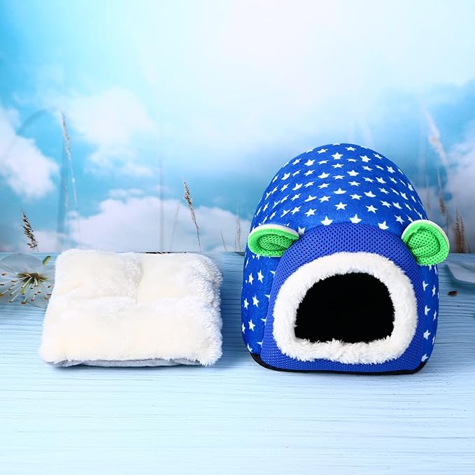 Avaner Guinea Pig Bed 2 Pack, Hamster Bed House, Guinea Pig Huts