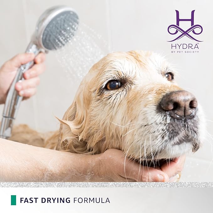 Hydra Professional Moisturizing Dog Shampoo, Oatmeal Bath for Dogs and Cats, Pet Wash for All Breeds and Coat Types, Promotes Healthy Skin and Coats, 169 fl.oz