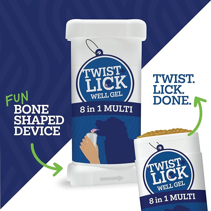 Vetality Twist and Lick Well Gels Supplement (Blue)