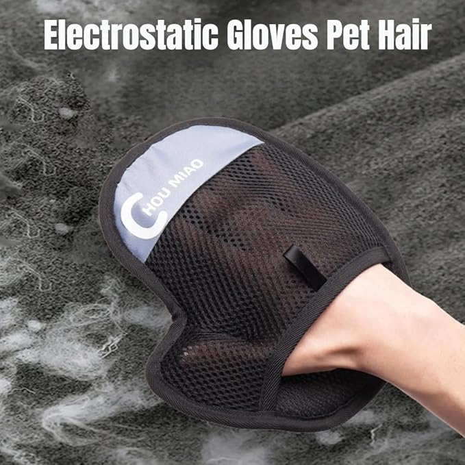 Pet Hair Removal Glove, Electrostatic Gloves Pet Hair,Reusable Cat & Dog Hair Remover for Couch, Electrostatic Pet Hair Remover 1 Pcs