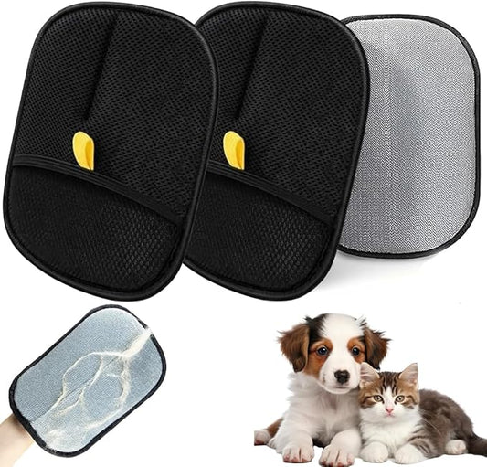 Pet Hair Remover Glove, Reusable Cat Dog Electrostatic Hair Remover Grooming Glove Tool