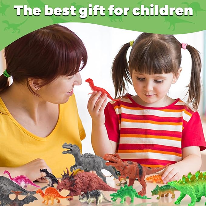 36 Piece Dinosaur Toys for 8 Years Old Boys Gifts, Dinosaur Games for Kids Toy Boy Toys, Dinosaur Figures Set for Boys Toy Age 8 Gifts for 8 Year Old Girls