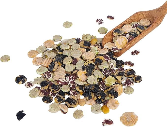 Mixed Pea Flakes for Small Herbivores - 10oz Treats, Ideal for Guinea Pigs, Chinchillas, Rabbits & Small Pets