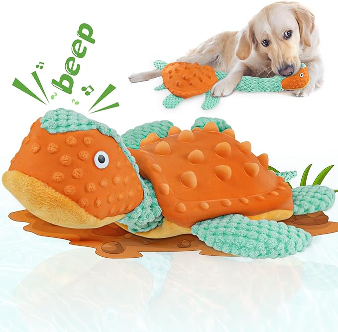 Large Squeaky Dog Toys - Plush Tug of War Toy for Small/Medium/Large Dogs Puppy Toys for Teething Training
