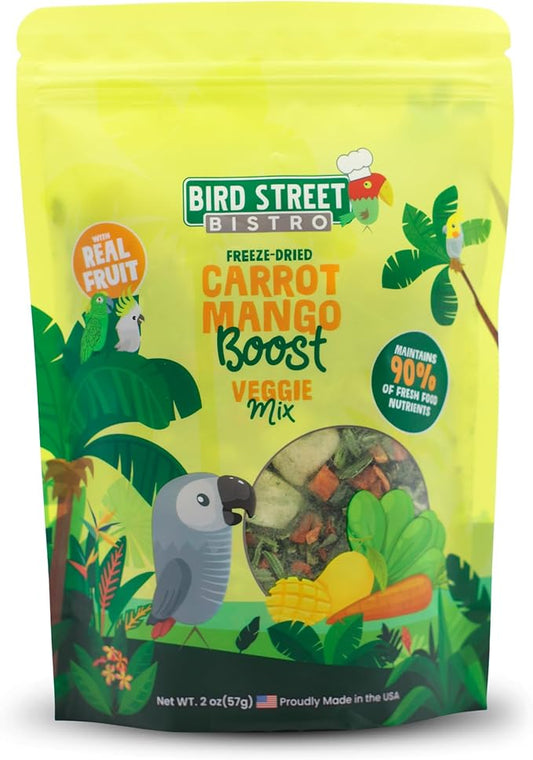 Parrot Food - Parakeet & Cockatiel Food - Cooks in 3-15 min with Natural & Organic Grains, Legumes, Non-GMO Fruits, Vegetables & Health Spices