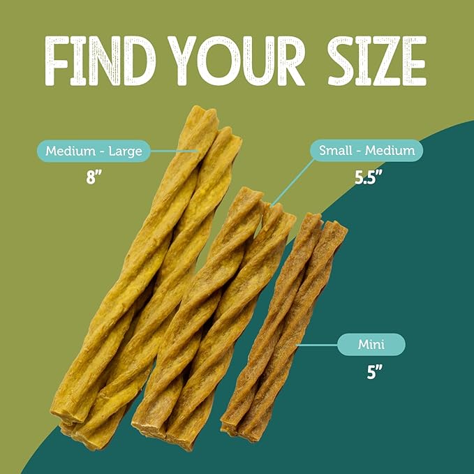 Dental Chews Twisted Sticks | for Large and Extra Large Dogs | USA Sourced Beef-Hide | Natural Scrubbing Action Fights Plaque and Tartar Refreshing Your Dog's Breath (4 Sticks, Chicken)