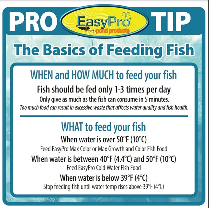EasyPro CWF5 Cold Water Koi and Goldfish Food | 5lb