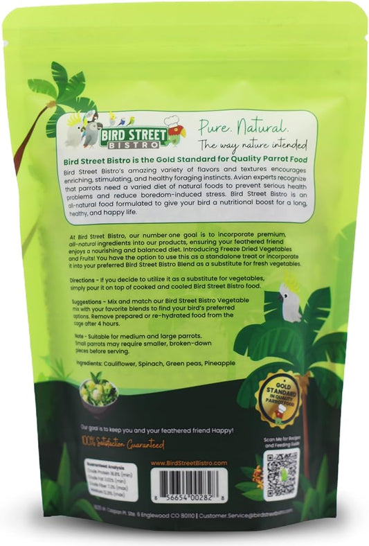 Parrot Food - Parakeet & Cockatiel Food - Cooks in 3-15 min with Natural & Organic Grains, Legumes, Non-GMO Fruits, Vegetables & Health Spices