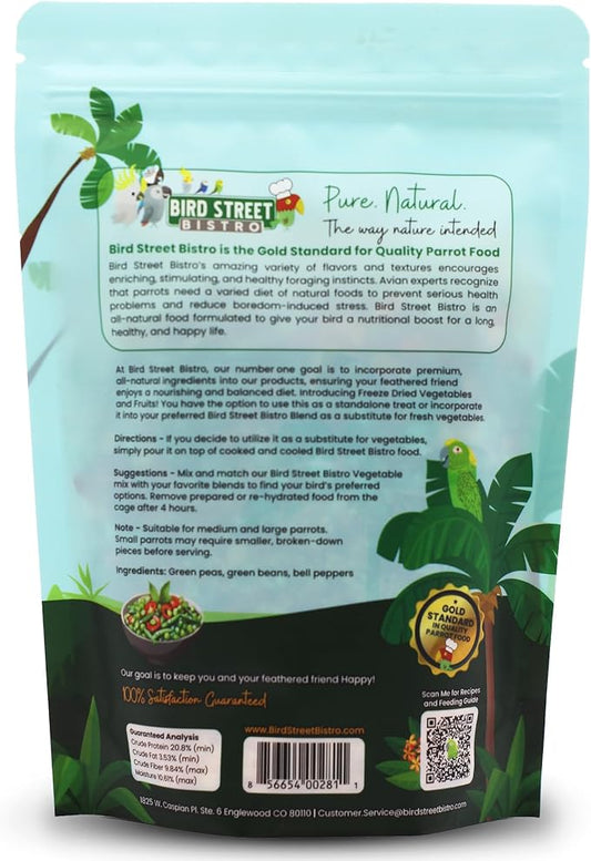Parrot Food - Parakeet & Cockatiel Food - Cooks in 3-15 min with Natural & Organic Grains, Legumes, Non-GMO Fruits, Vegetables & Health Spices