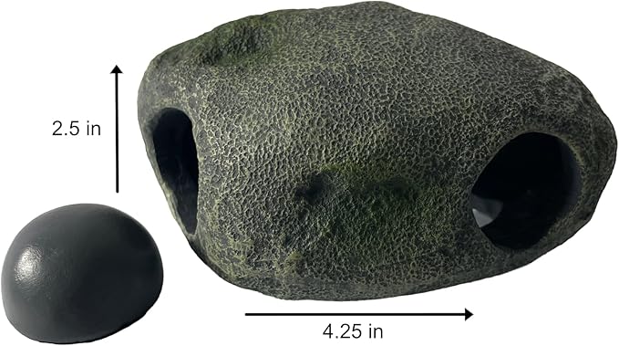 Aquarium Decor Magnetic Rock Cave Ornament – Wall-Mounted Fish Tank Accessory