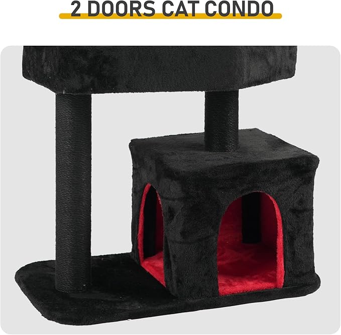 70 * 40 * 113 cm Black+red 2 Layers with Branches, Coffin, pet Holiday Supplies