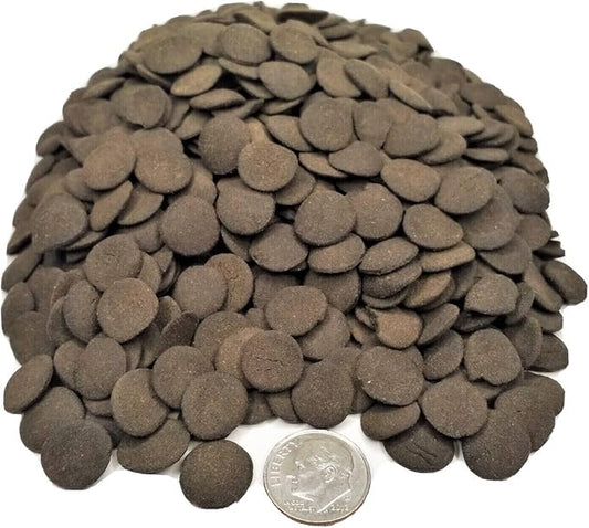 Aquatic Foods Ultra Multi-Worm 12mm - 1/2'' Sinking Wafers of 6-Types of Worms. Ideal for Bottom Fish, Plecos, Shrimp, Snails, Crayfish, All Herbivorous & Omnivorous Tropical Fish...5-lbs