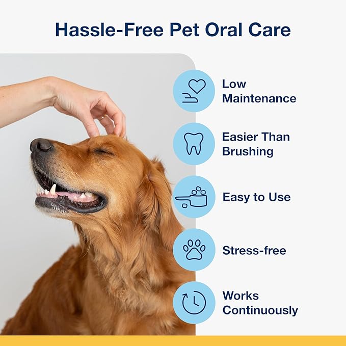 ProDen PlaqueOff Scoopables - Hickory Smoked Bacon Flavor Dental Bites for Large Dogs, Natural Kelp for Plaque & Tartar Control, Freshens Breath -Large & Giant Breed Dental Care- 45 Scoops