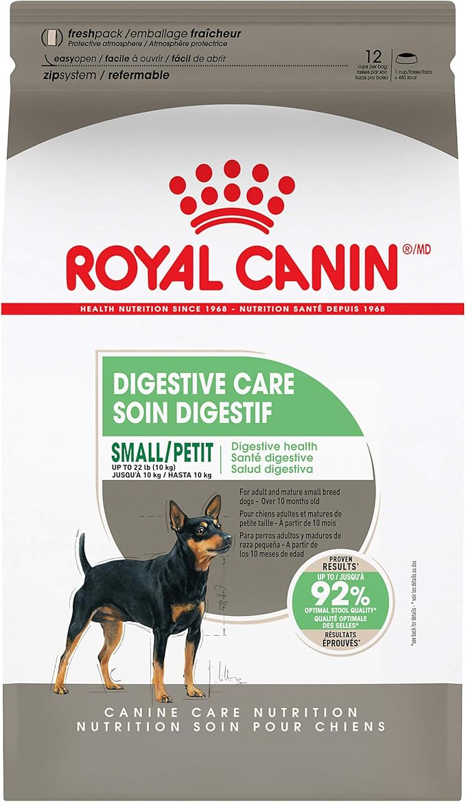 Royal Canin Small Digestive Care Dry Dog Food, 17 lb bag