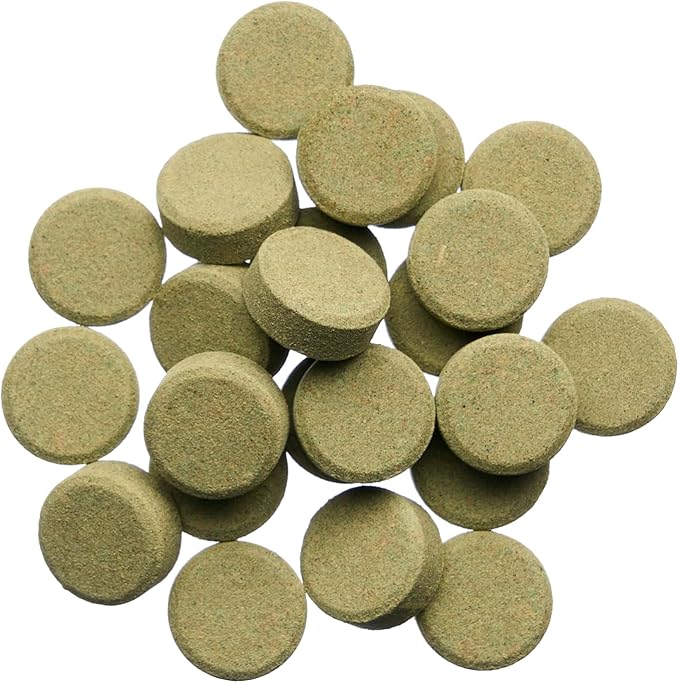 Plecoceramics Algae Wafers Universal Fish Food for Aquarium Fish, Turtles, Goldfish, Catfish - Spirulina Protein Wafers for Bottom Feeders (50 gr)