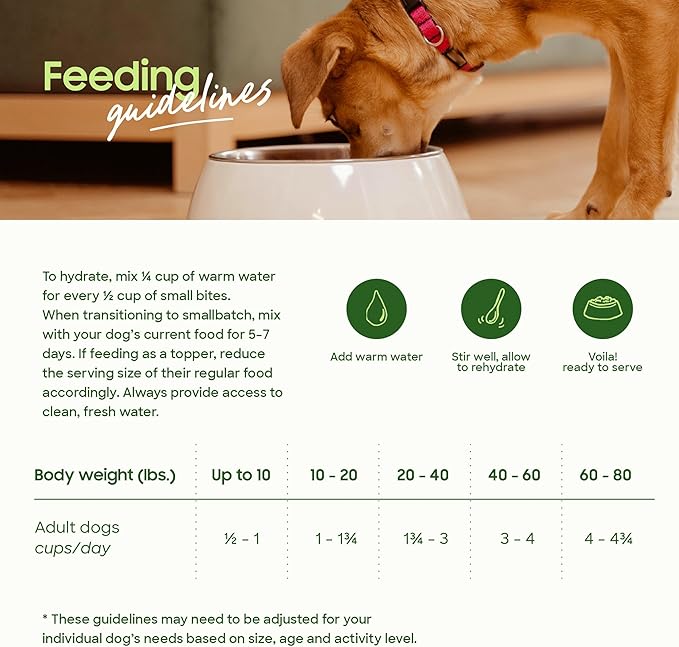 smallbatch Pets Freeze-Dried Raw Dog Food – Beef Recipe – 20oz Small Bites – Grain Free, High Protein, Complete Meal or Topper – Made in USA with Organic Produce & Humanely Raised (20 Oz, Beef)