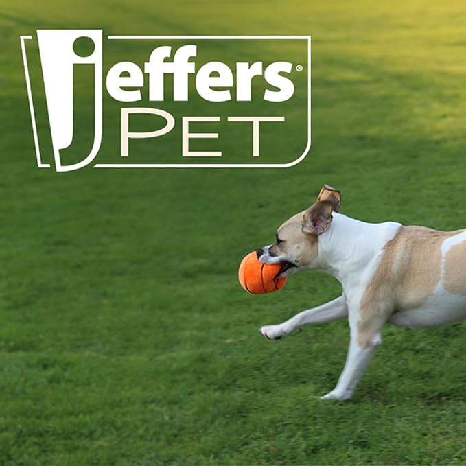 Jeffers Pet Plush Dog Toy with Squeaker, Sports Football 8" - Soft Crinkle Fabric, Safe & Durable, Healthy Fun for Small & Medium Dogs, Interactive Play, Fetch, Tug - Best Gift for Active Games
