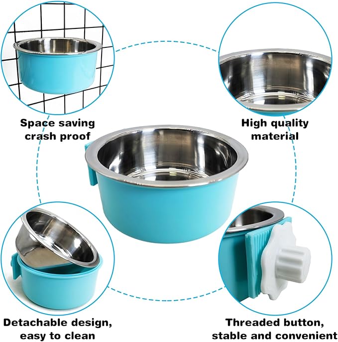 PINVNBY Rabbit Litter Box for Cage Bunny Corner Bedding Box Small Animal Litter Pan Hanging Pet Bowls Cage Potty Trainer Pet Toilet for Rabbit Bunny Guinea Pigs