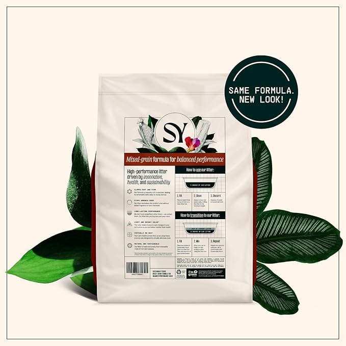 Cat Litter, Mixed-Grain Formula 10 lbs