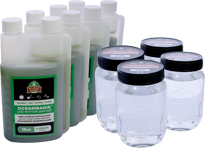 Live Copepods & Phytoplankton Combo Pack Tisbe & Tigriopus Pods + Live Phytoplankon (64oz)