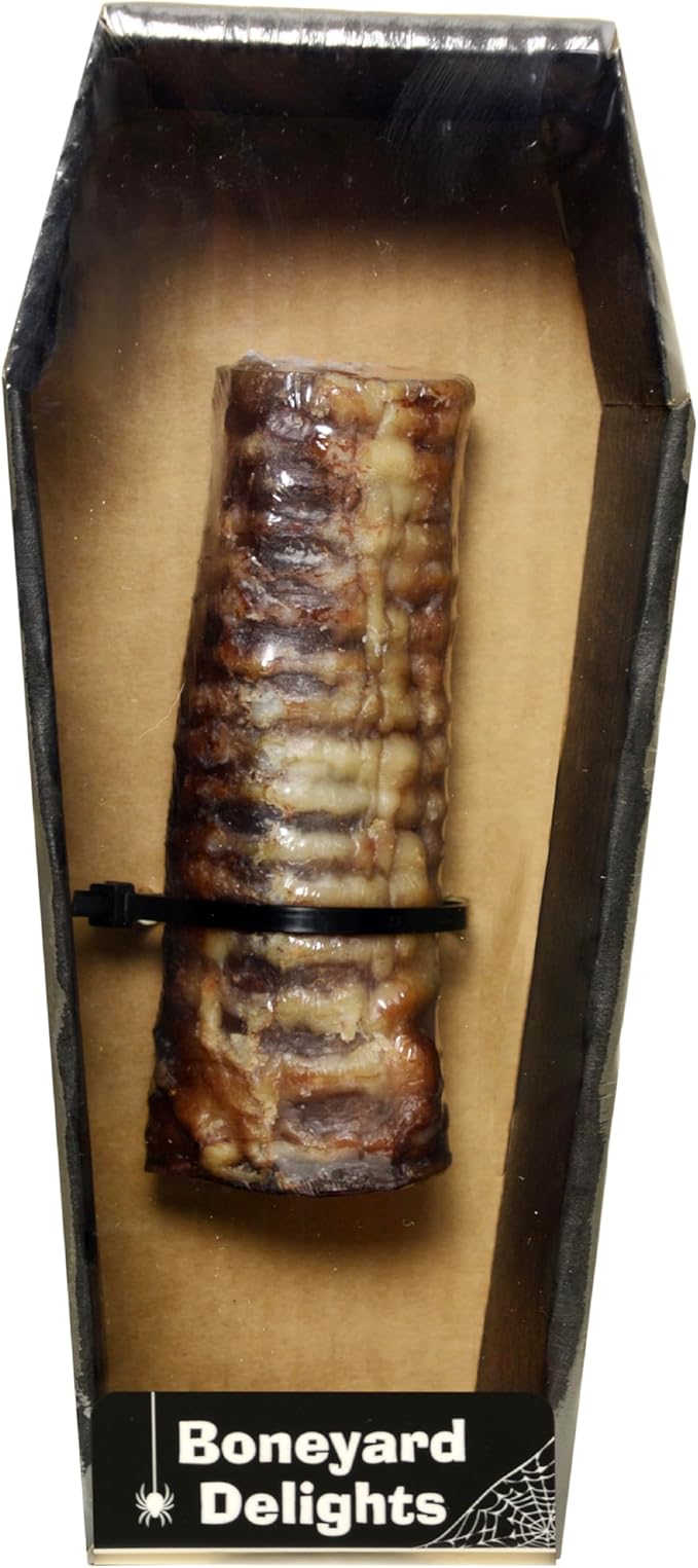 Medium Beef Tube 1 Pack Shrink wrap in Halloween Small Coffin Box (1.3oz/36.9g)