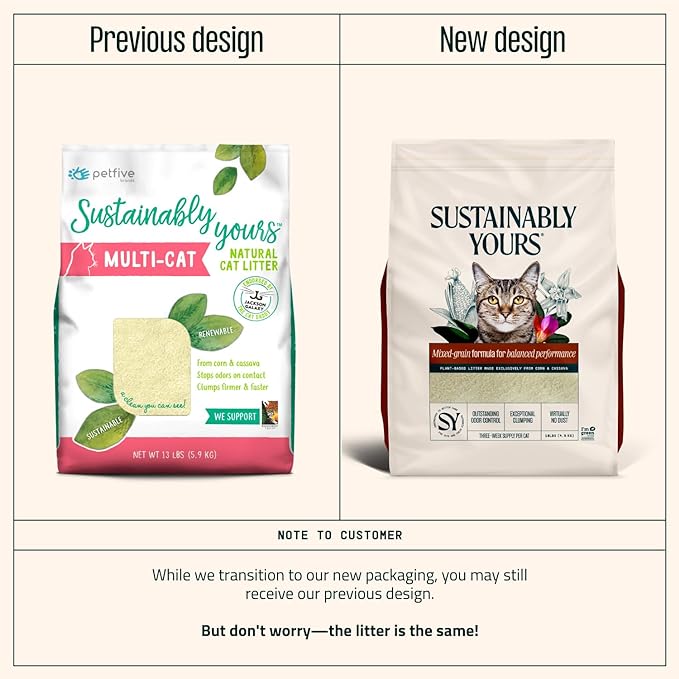 Cat Litter, Mixed-Grain Formula 10 lbs