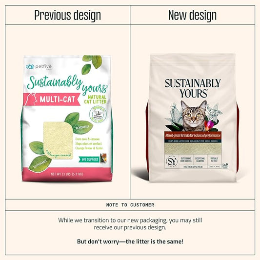 Cat Litter, Mixed-Grain Formula 10 lbs