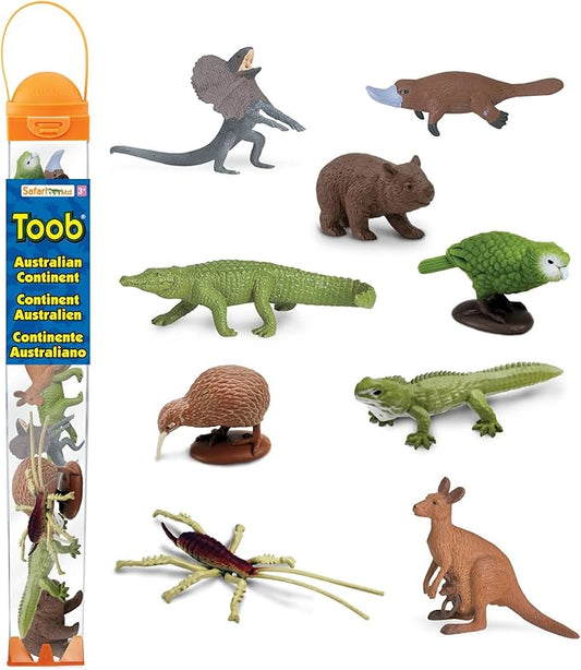 Safari Ltd. Australian Continent Toy Figures | TOOB Collection | Non-Toxic and BPA Free | Toy Animals | Suitable for Ages 3 and Up