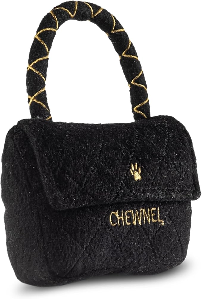 Dog Diggin Designs Runway Pup Collection | Unique Squeaky Parody Plush Dog Toys – Haute Couture Purses & Handbags