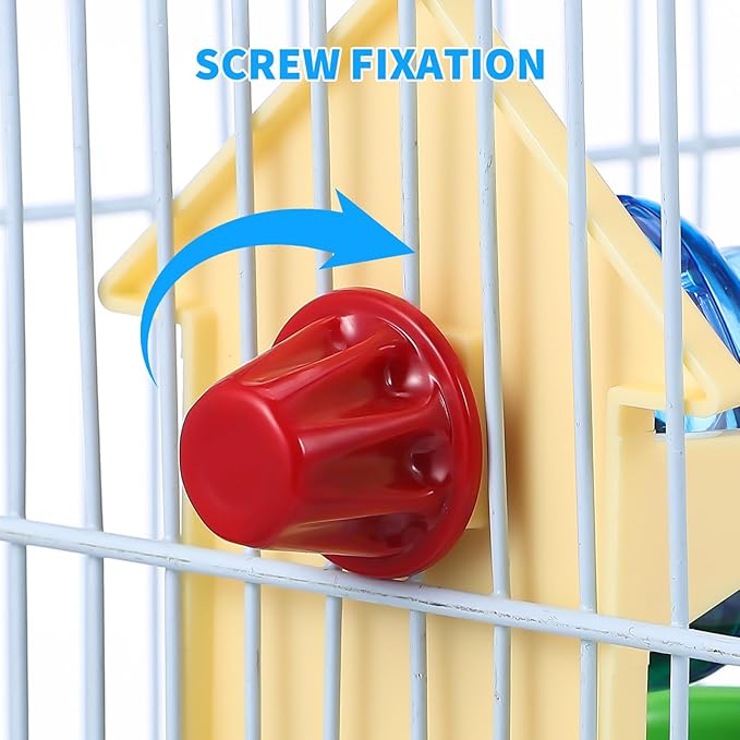 balacoo Bird Foraging Box: Bird Feeding Toy Treat Dispensing Feeder Parrot Treat Box Parakeet Feeder, Tip and Toy for Parakeet Cockatiel