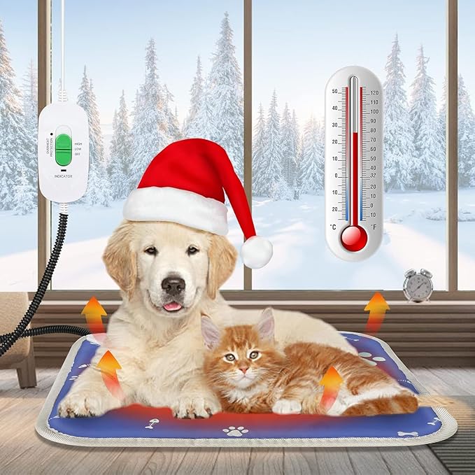 Pet Heating Pads for Cats Dogs, Small Dog Cat Heating Pads for Dog Cats Pet Indoor