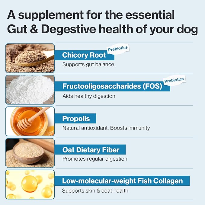 Dr.by Squeeze Probiotics for Dogs Gut Health Immunity Skin&Alllergy Care Diarrhea Relief Digestive Stomach Support with L. crispatus KT-11 Lickable Paste Formula Individually Packaged, Chicken