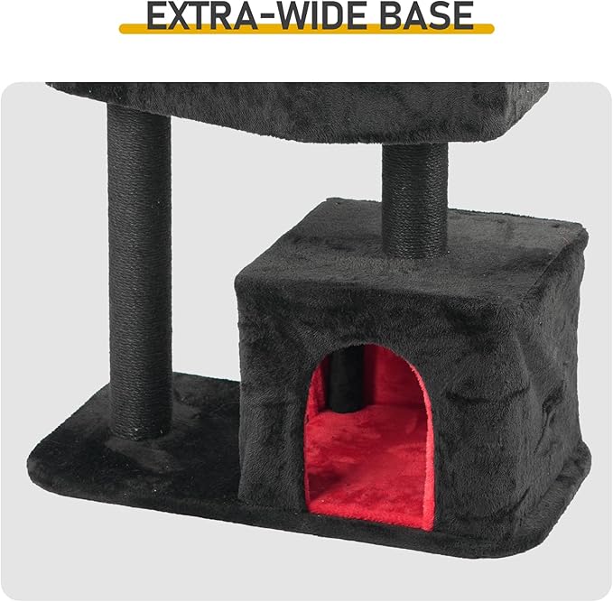70 * 40 * 113 cm Black+red 2 Layers with Branches, Coffin, pet Holiday Supplies