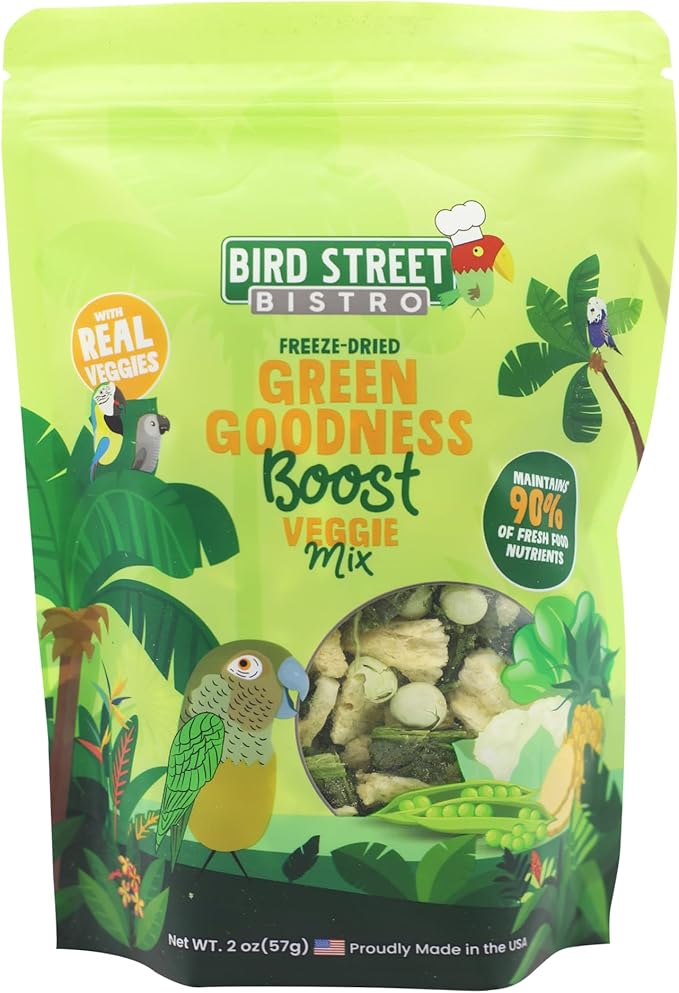 Parrot Food - Parakeet & Cockatiel Food - Cooks in 3-15 min with Natural & Organic Grains, Legumes, Non-GMO Fruits, Vegetables & Health Spices