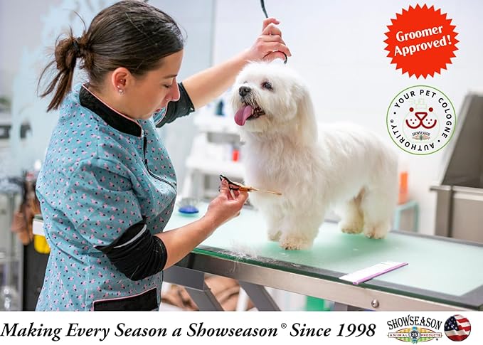 Showseason Animal Products Bath & Brush Therapies Gingerbread Dog Cologne 12.5 oz | Dog Perfume Long Lasting | Deodorizing Spray