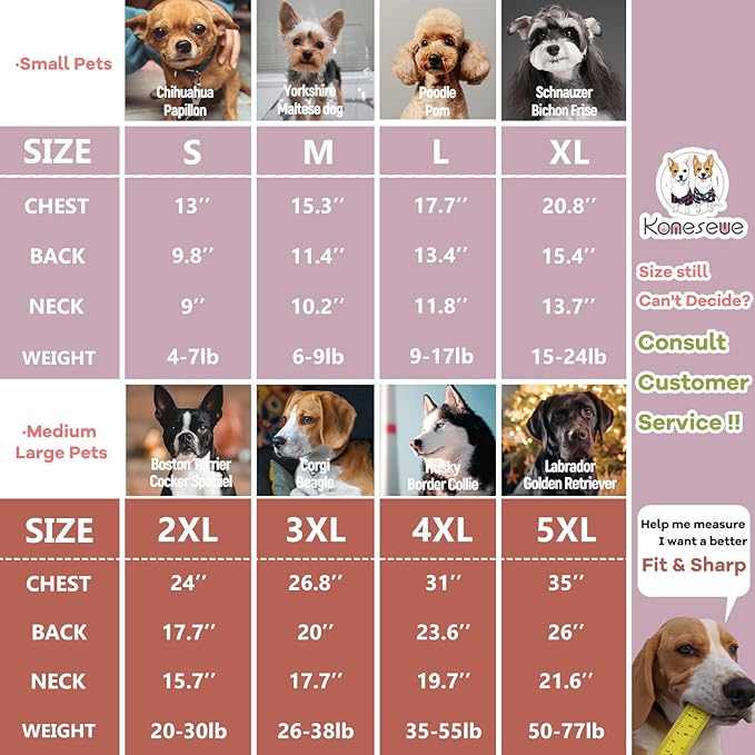 Koneseve Dog Hoodie & Cat Sweater, Warm Fleece Hooded Sweatshirt with Pocket for Small to Large Pets, Cozy Winter Outfit, Purple, 2XL