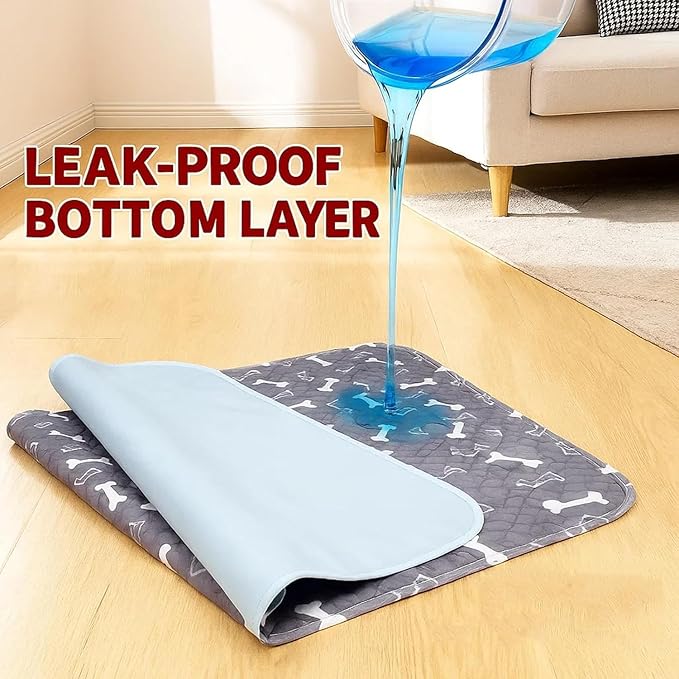 Puppy Pads with pheromones, 2026 Upgraded Washable Puppy Pads for Dogs & Cats, Pee Pad - Leak & Odor Waterproof, Non-Slip Base, Easy to Clean & Reusable (Brown-B, S: 15.7" × 23.6")