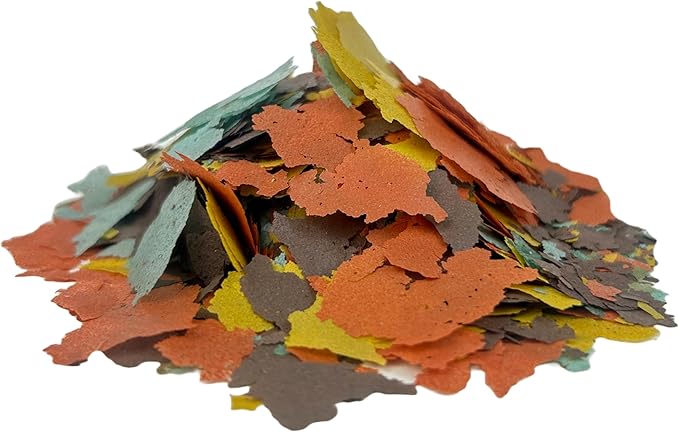 Aquatic Foods Inc. Flakes - 45% California Blackworm & Guppy Flake Mix for Guppies Also Tetras, Live Bearers, All Community Tropical Fish - Premium AF Flakes - 2-lbs