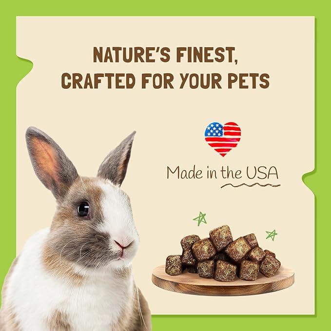 Doc Eddie’s Apples+Carrots Small Animal Soft & Chewy Treats or Snack for Hamster, Rabbit, Chinchilla, Bunny, Gerbil, Mouse, Rat, Hedgehog, or Squirrel - 2.65oz - Made w/Real Fruit, Organic Ingredients
