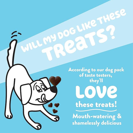 Shameless Pets Soft-Baked Dog Treats, Break an Egg - Natural & Healthy Dog Chews for Strong Bones Support with Calcium - Dog Biscuits Baked & Made in USA, Free from Grain, Corn & Soy - 1-Pack