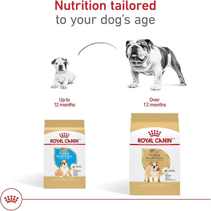 Royal Canin Bulldog Adult Dry Dog Food, 17 lb bag