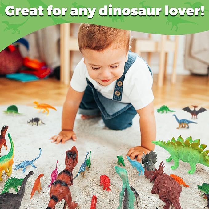 36 Piece Dinosaur Toys for 8 Years Old Boys Gifts, Dinosaur Games for Kids Toy Boy Toys, Dinosaur Figures Set for Boys Toy Age 8 Gifts for 8 Year Old Girls