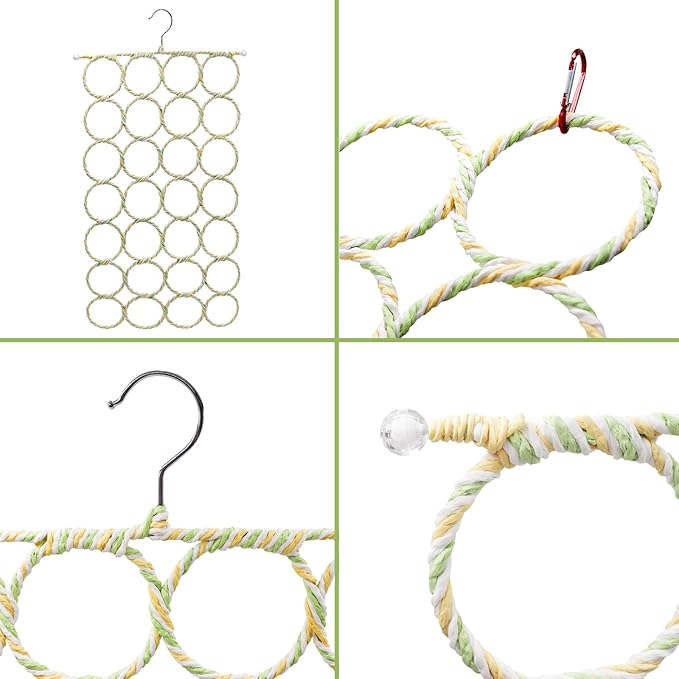 2 Pack Rat Cage Accessories, Rope Net Climbing Toys with Metal Hooks, Sugar Glider Toys, Hammock for Rat, Squirrel, Sugar Glider and Other Small Animals