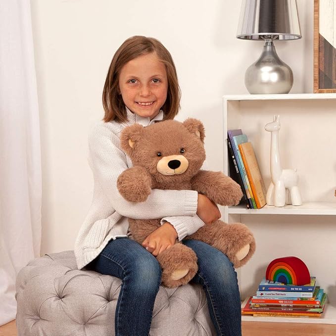 Vermont Teddy Bear Cuddly Soft – 18 Inch Brown Bear Stuffed Animal, Oh So Soft Plush Toy, Adorable Gift for All Ages