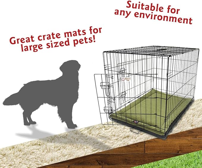 42" Villa Fern Crate Dog Bed Mat By Majestic Pet Products
