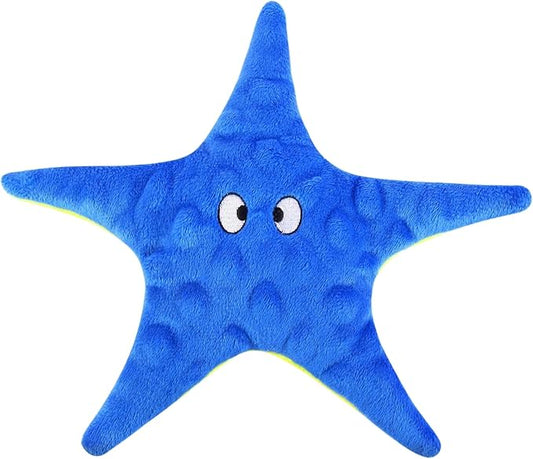 Squeaky Starfish Dog Toy for Small Medium Dogs - Chew Toy, Machine Washable and Anxiety Relief Gift