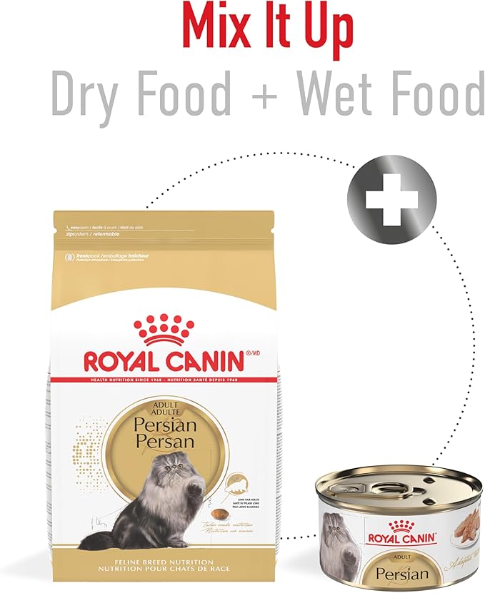Royal Canin Feline Breed Nutrition Persian Adult Dry Cat Food, 7 lb Bag